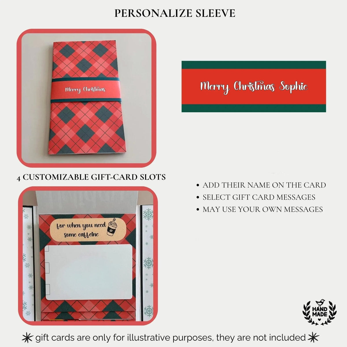 🎁 Christmas Gift Card Surprise Booklet