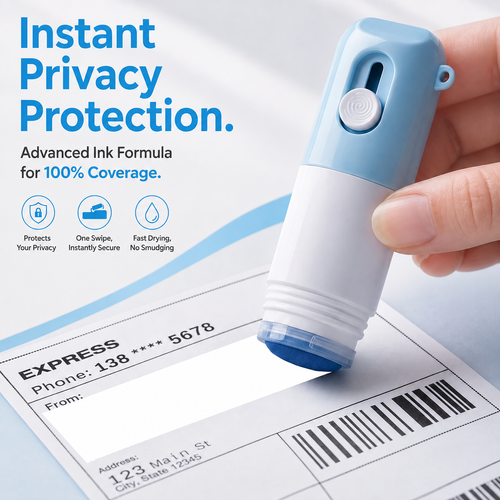PrivacyGuard 2-in-1 Label Roller & Package Opener