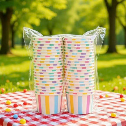 Disposable DIY Ice Cream Paper Cups