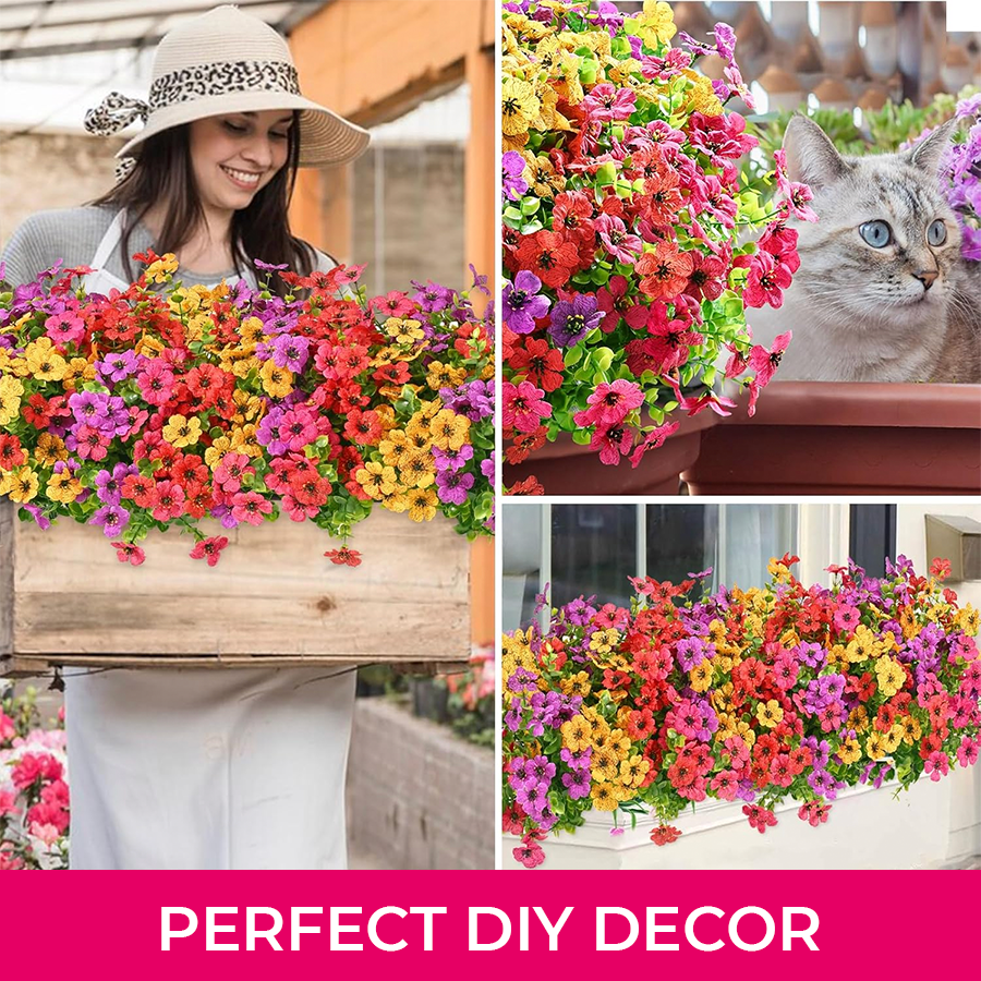 🌸Last Day 50% OFF - Realistic UV-Resistant Outdoor Flowers – Zero Maintenance