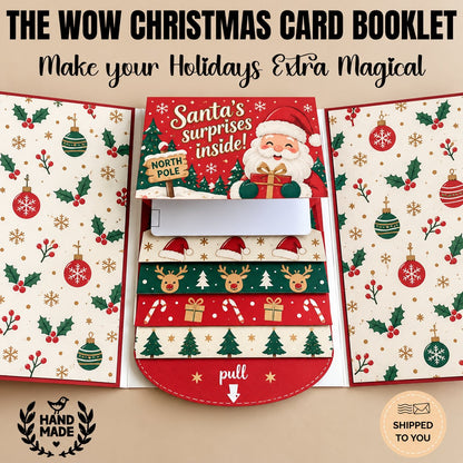 🎁 Christmas Gift Card Surprise Booklet