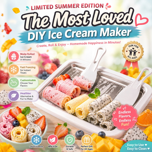 Limited Summer Edition🍦The Most Loved DIY Rolled Ice Cream Maker🍨💕