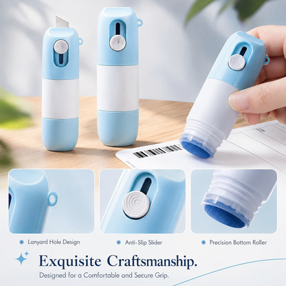 PrivacyGuard 2-in-1 Label Roller & Package Opener