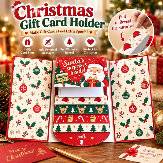 🎁 Christmas Gift Card Surprise Booklet
