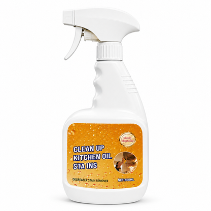 🏆 Heavy-Duty Kitchen Degreaser Spray – Fast Grease Remover 🍑