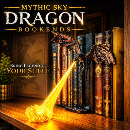 🐲🔥 A FIRE-BREATHING DRAGON - Make your bookshelf legendary.