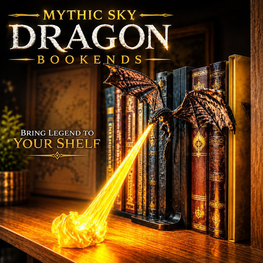 🐲🔥 A FIRE-BREATHING DRAGON - Make your bookshelf legendary.