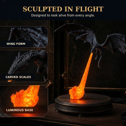 🐲🔥 A FIRE-BREATHING DRAGON - Make your bookshelf legendary.