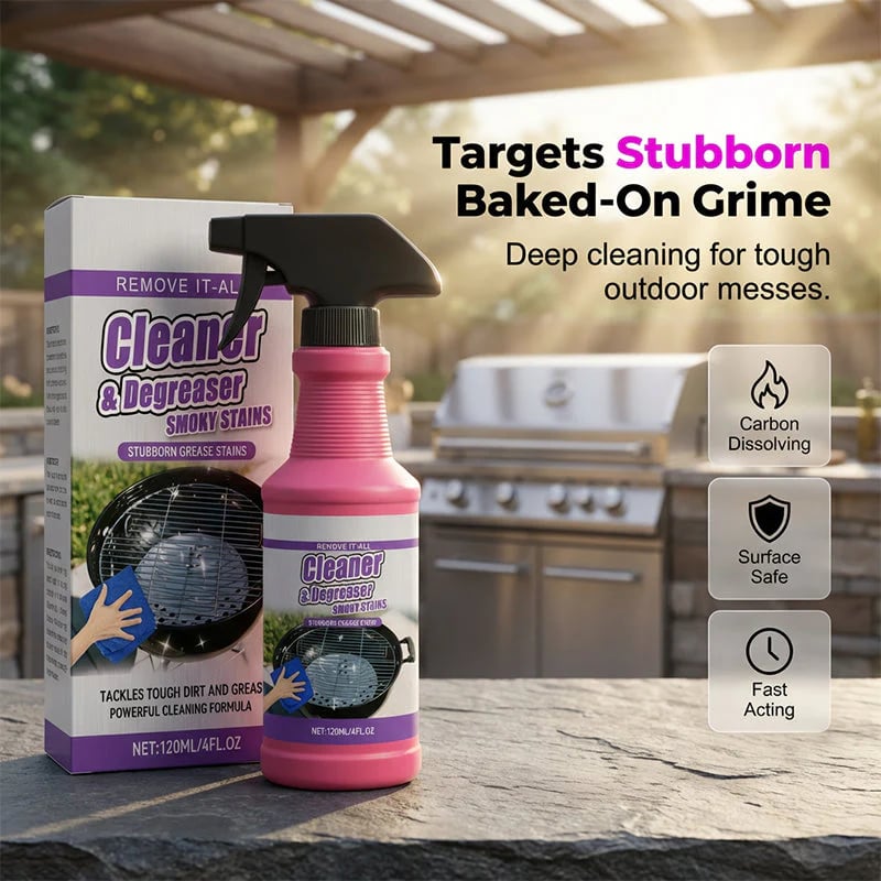 🧼Fast-Acting Heavy-Duty Grill Degreaser Spray🍖