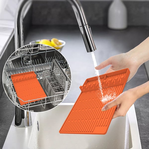 🌞Summer Sale 50% OFF🔥Silicone Grill Tools Mat with Drip Pad